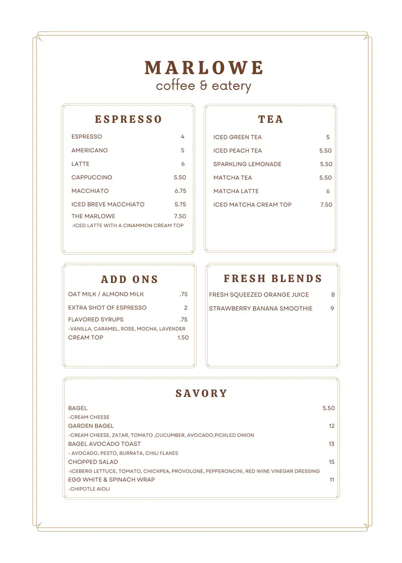 Marlowe Coffee & Eatery photo (photo 1 of 3)
