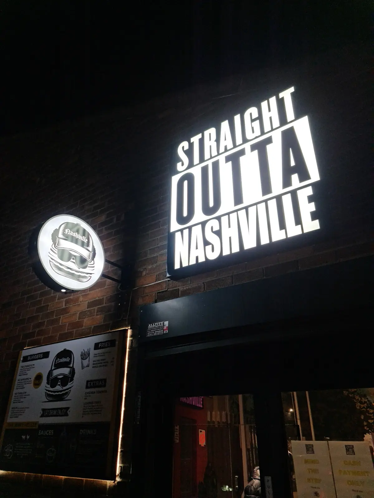 Straight Outta Nashville — Burger Restaurants in Salford