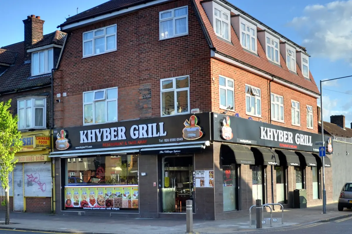 Inside Khyber Grill, Dagenham