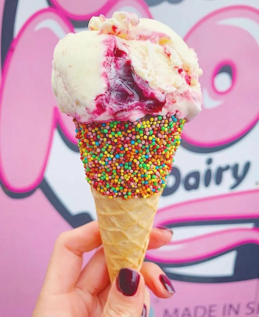 Our Cow Molly Dairy Ice Cream