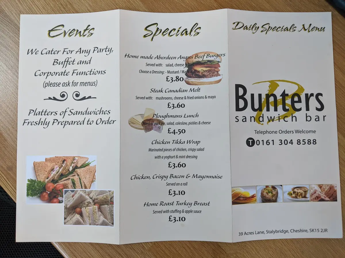 Bunters Sandwich Bar photo (photo 1 of 3)