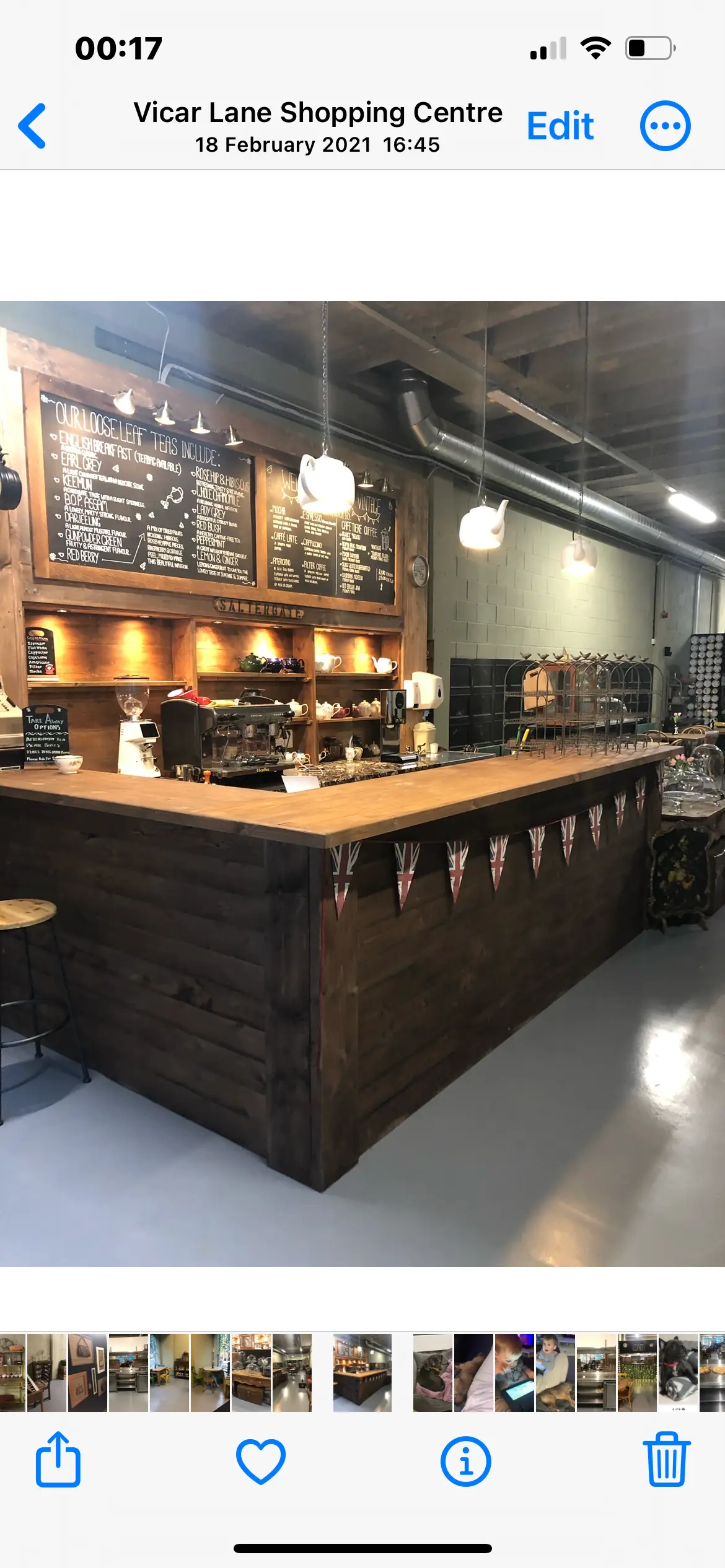 The Vintage Tea Rooms Chesterfield, Chesterfield