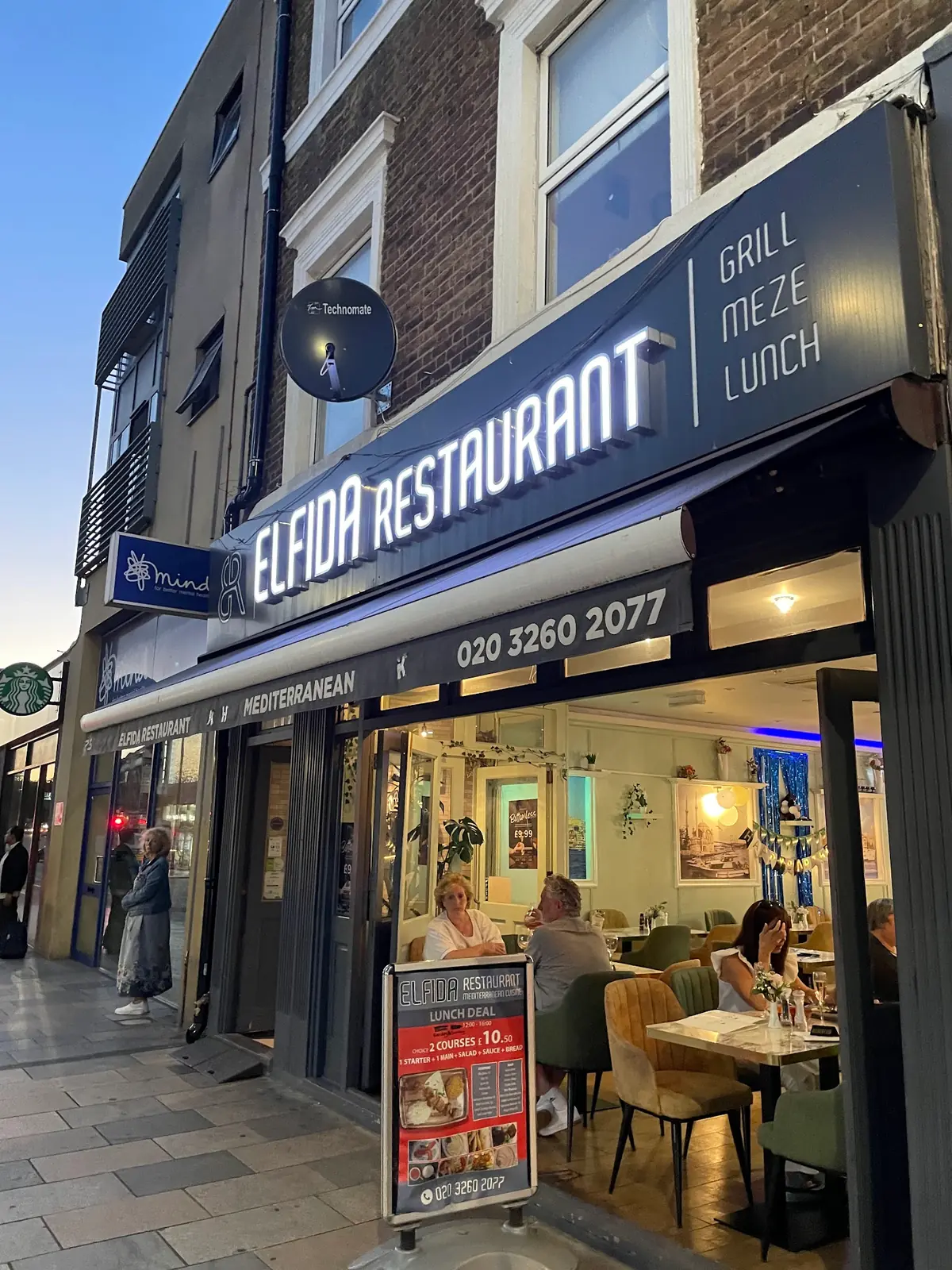 Elfida Restaurant — Restaurants in Sidcup