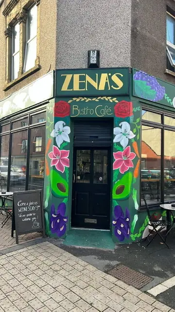 Inside Zena’s Bistro Cafe, Bristol