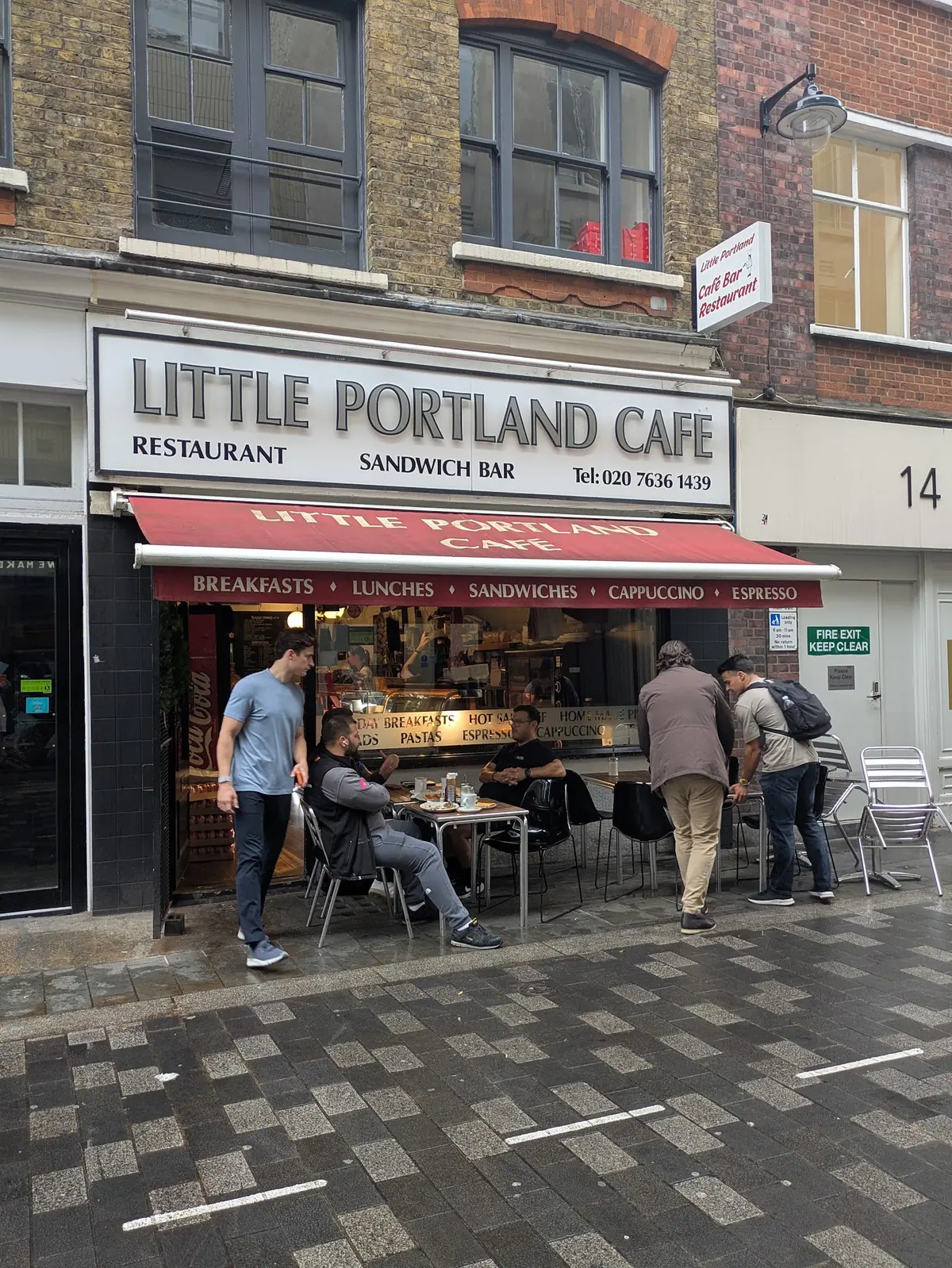 Little Portland cafe — Cafes in London