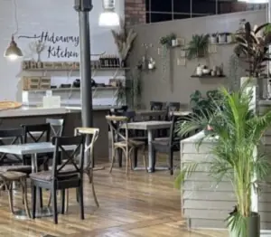 Inside Hideaway Kitchen, Batley
