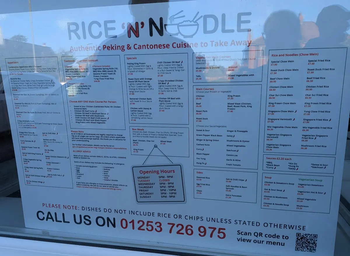 Rice N Noodle — Restaurants in Lytham Saint Annes